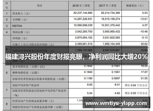 福建浔兴股份年度财报亮眼，净利润同比大增20%