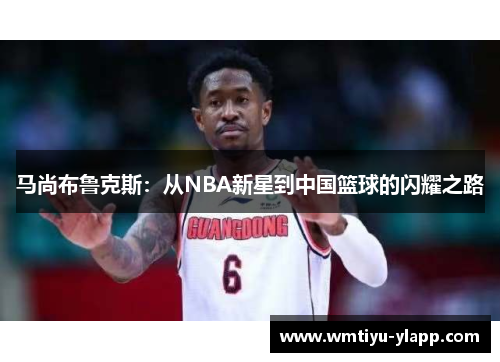 马尚布鲁克斯：从NBA新星到中国篮球的闪耀之路